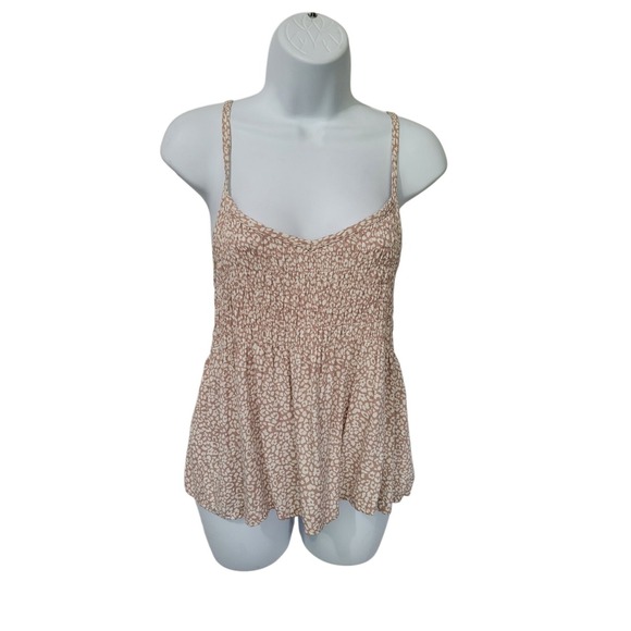 URBAN Romantics Tops - Urban Romantics Womens  Sleeveless Tank Top Smocked Shirred Baby Doll Y2K